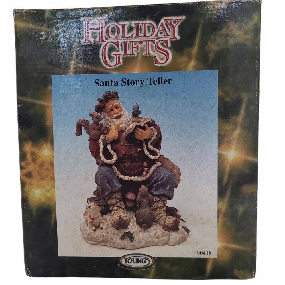 Young’s Santa Story Teller Resin Figurine Christmas Holiday Decor Holiday Gifts